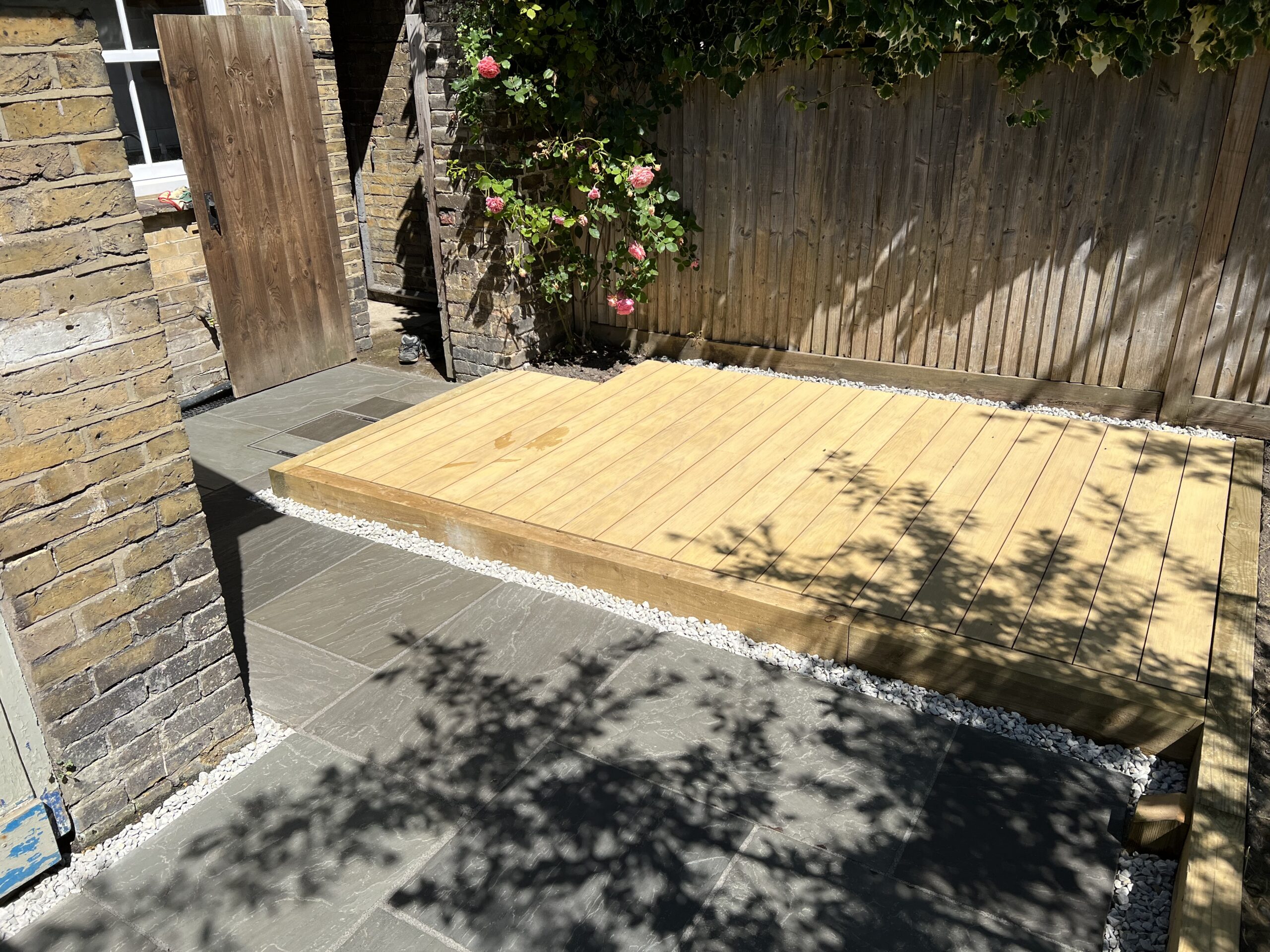 Garden paving and decking by Admire Landscapes