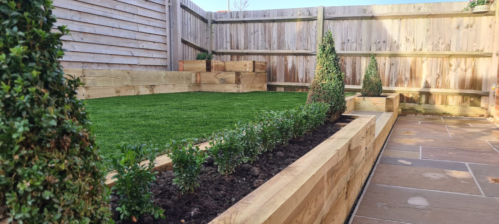 Raised beds by Admire Landscapes