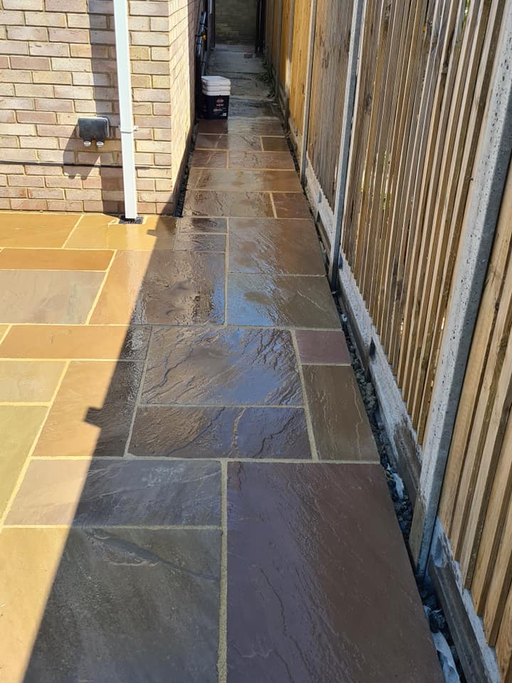Admire Landscapes garden path project