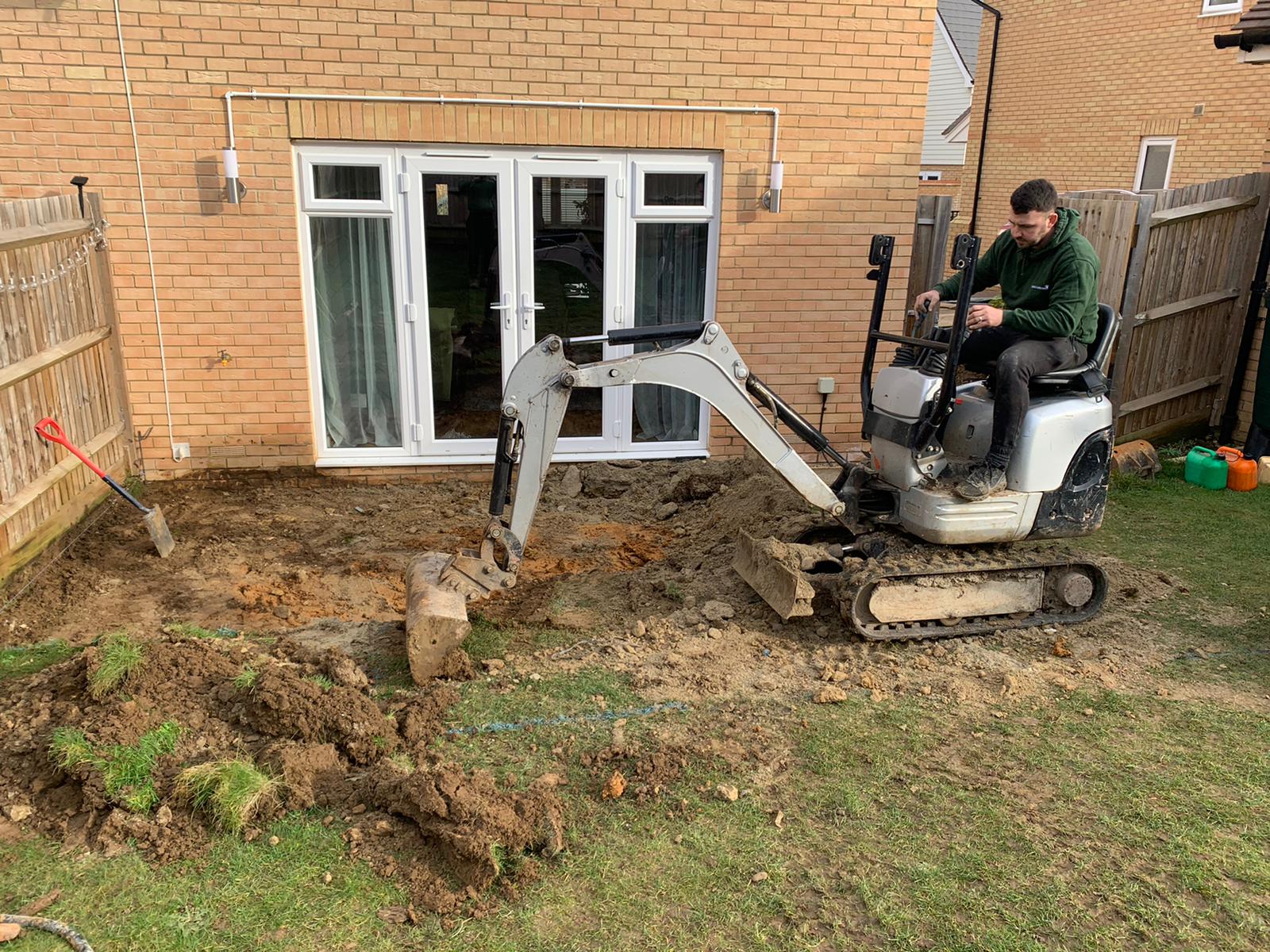 Maidstone Garden Project in progress by Admire Landscapes