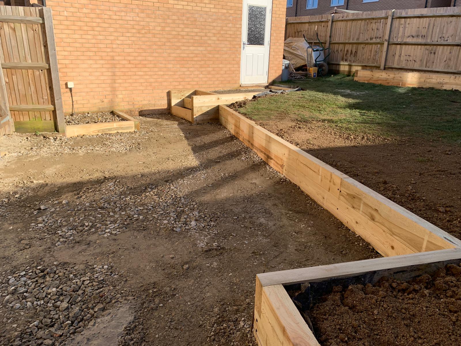 Maidstone Garden Project in progress by Admire Landscapes
