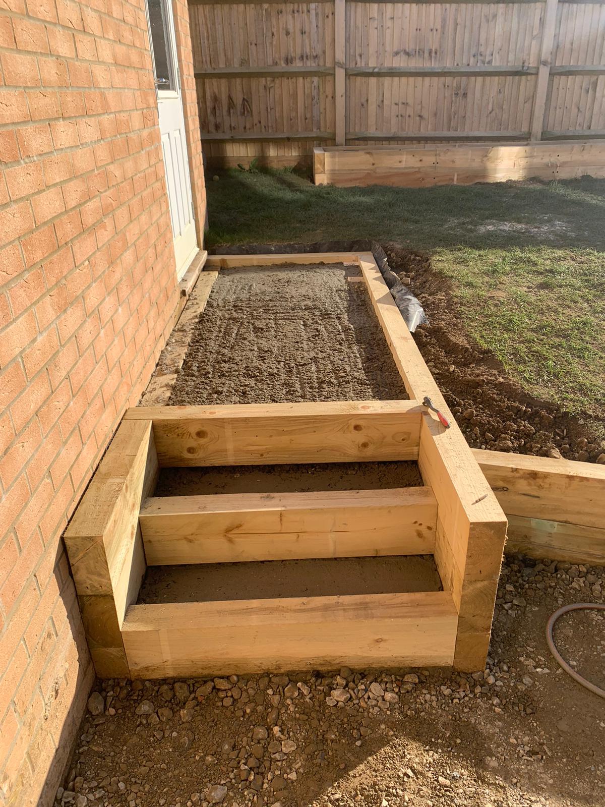 Maidstone Garden Project in progress by Admire Landscapes