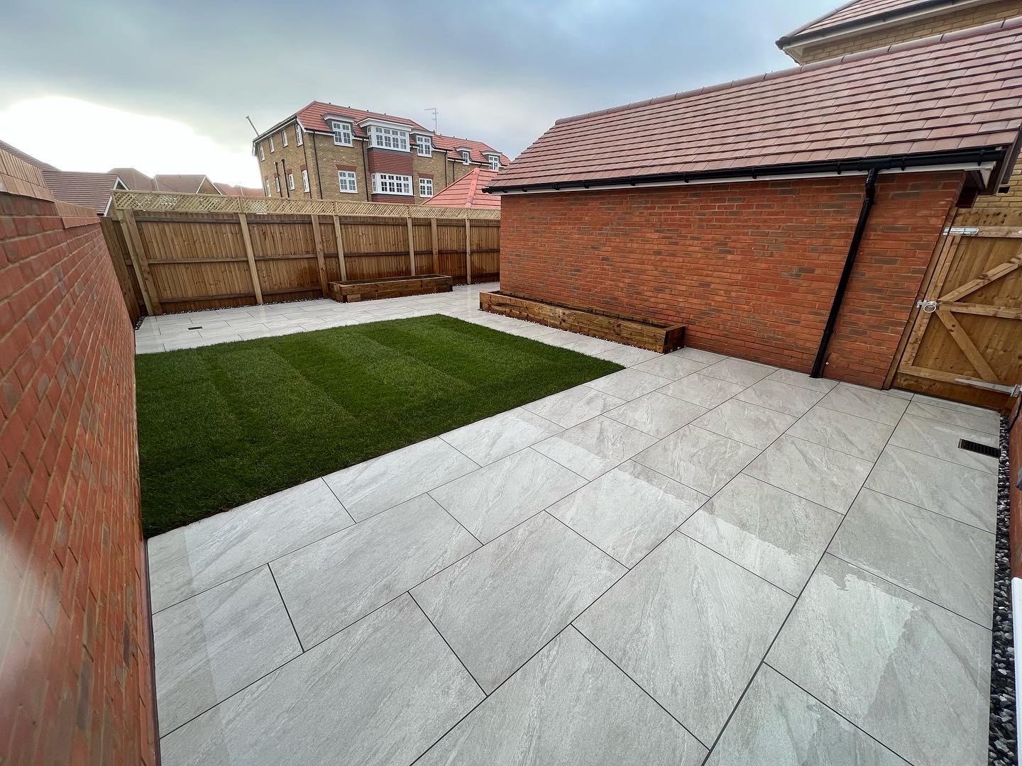 Completed contemporary garden project by Admire Landscapes
